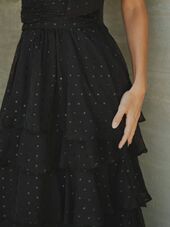 Marli glitz dress, black