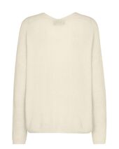 Thora V-neck knit, ecru