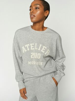 Nima sweatshirt, grey melange