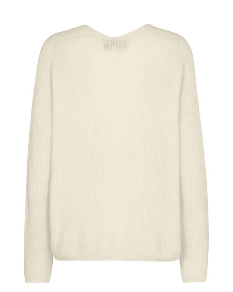 Thora V-neck knit, ecru