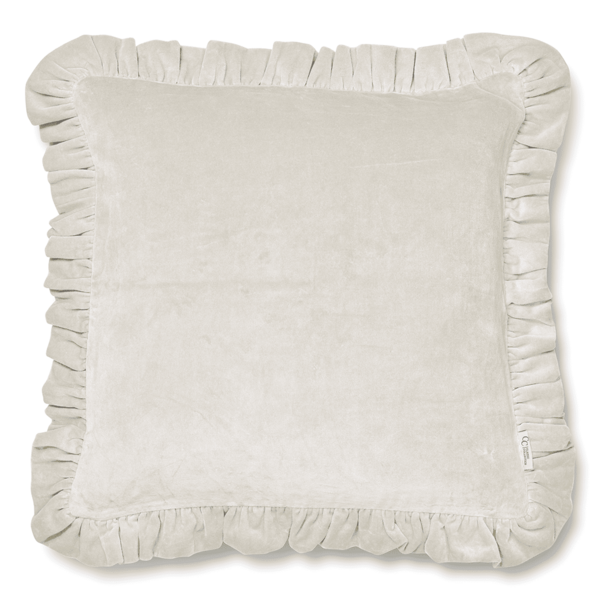 Frilled 50x50, off white