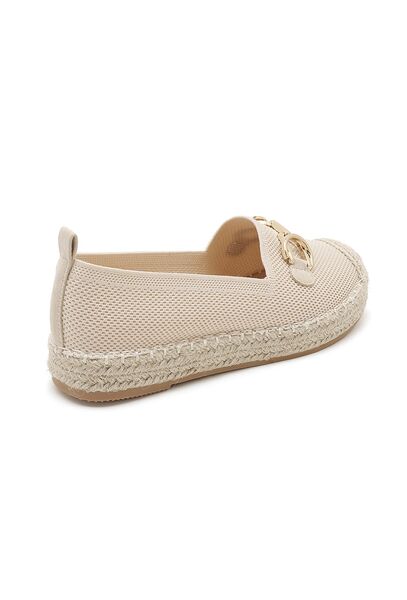 Espadrillo with buckle, beige