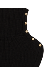 Wendy collar scarf, black