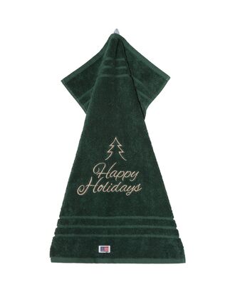 Original towel juniper happy holiday, juniper green/light beige