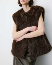 Aelio vest, chocolat