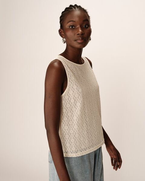 Passionnee top, ecru