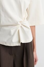 Arkai drape tee, eggnog