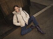 Jilly hope down jacket, feather gray