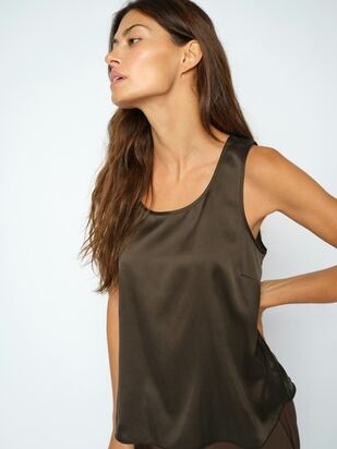 Astrid silk tank top, delicioso