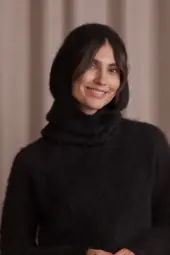 Alivia alpaca blend hood, black