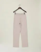 Jenna jersey pants, light brown melange