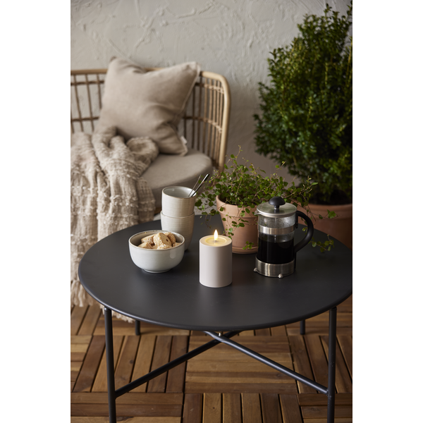 Flamme soft LED-kynttilä 12,5cm, beige