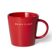 Tea cup mama claus 350ml, red