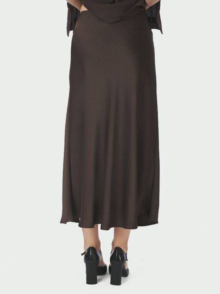Bovary skirt, dark brown