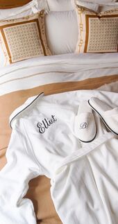 Portofino robe, white