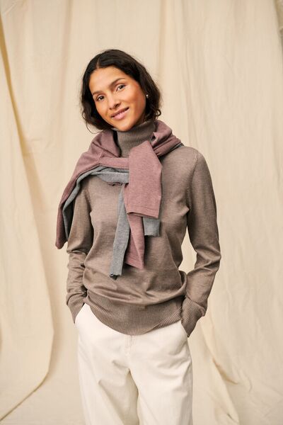 Mila rollneck pullover, atmos melange