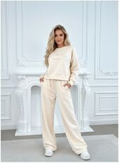 Viscose Sweatsuit Prosecco Mood, Beige