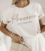 Prosecco t-shirt, beige