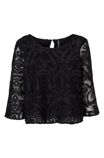 Madeleine blouse, black