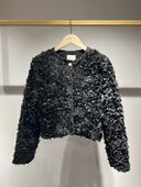 Floral jacket, black