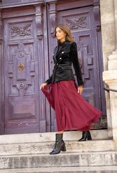Aria tulle skirt, bordeaux