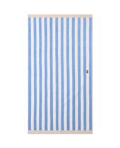 Block Striped Towel 70x130, Sky Blue/White