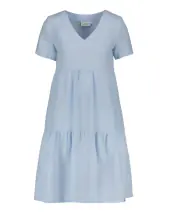 Layered dress, sky blue