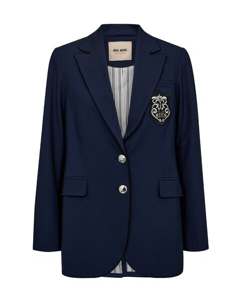 Marjurie piet blazer, maritime blue
