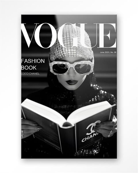 Fashion book black 100x150