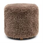 Bovery footstool, raccoon taupe