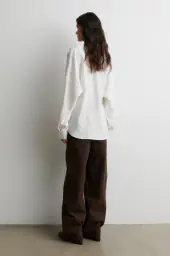 Timeline blouse, egret