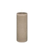 Led candle 20cm, sandstone