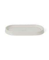 Porcelain cosmetic tray, white/beige
