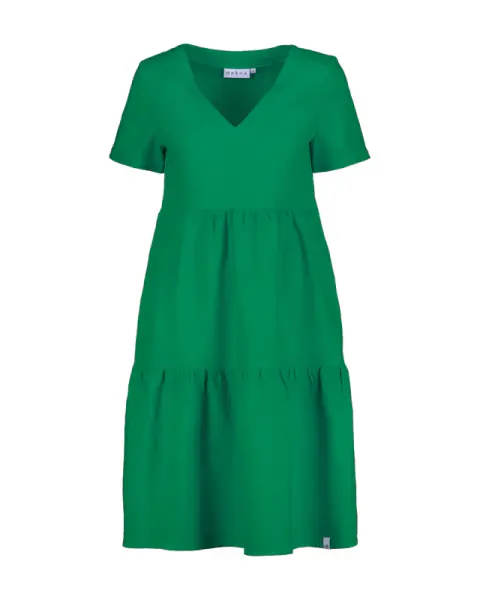 Layered dress, holly green