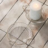 Beach shell decoration plate