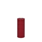 Led pillar candle 20cm, carmine red