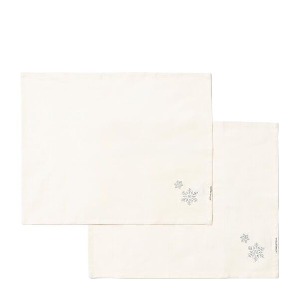 Aspen snowflake placemat set of 2pcs