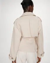 Vogue trench coat, sable