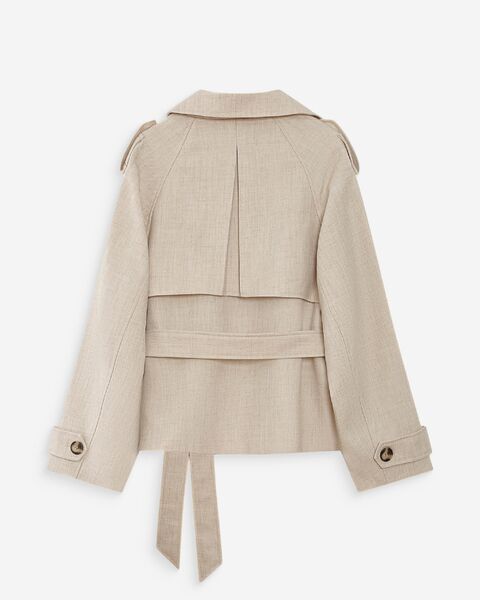 Vogue trench coat, sable