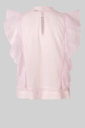 Kristel Frill Top, Crystal Pink