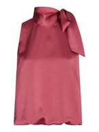 Veda heavy sateen top, cherry pink