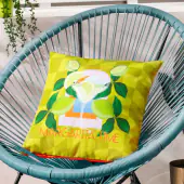 Margarita outdoor cushion 43x43, lime
