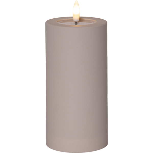 Flamme soft LED-kynttilä 17,5cm, beige