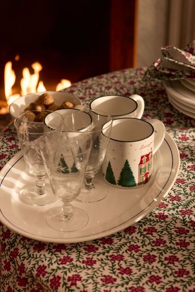 House stoneware mug, multi