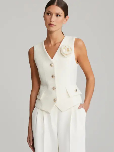 Miitta liivi, valkoinen