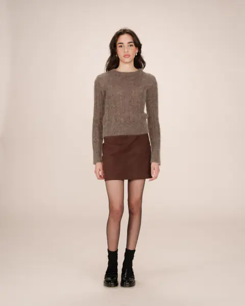 Sabin knit, taupe