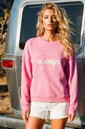 Champagne sweater, pink