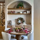 Velvet bow christmas tree decoration S