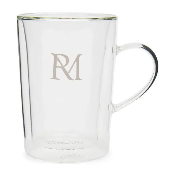 RM double wall monogram glass