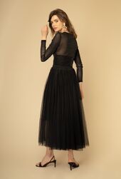 Aria tulle skirt, noir